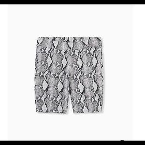 Torrid Snakeskin Print Biker Short